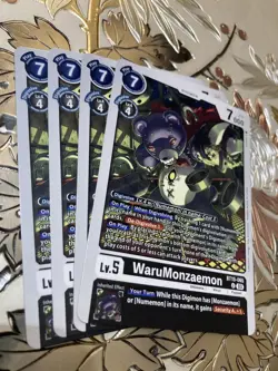 Digimon Card Game Playset WaruMonzaemon BT15-065 U Exceed Apocalypse - Image 1