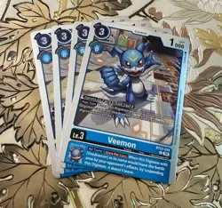 Digimon Card Game Playset Veemon BT22-019 R Cyber Eden - Image 1