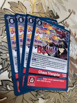 Digimon Card Game Playset Chaos Triangular EX7-066 U Digimon LIBERATOR - Image 1