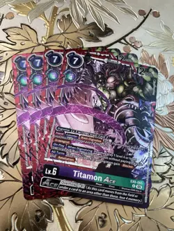 Digimon Card Game Playset Titamon ACE EX9-065 Rare Versus Monsters - Image 1