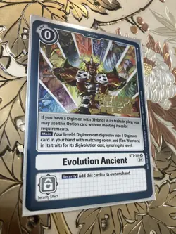 Digimon Card Game Evolution Ancient Fest Promo Foil BT7-110 - Image 1