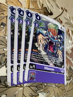 Digimon Card Game Playset Vilemon BT15-072 C Exceed Apocalypse - Image 1