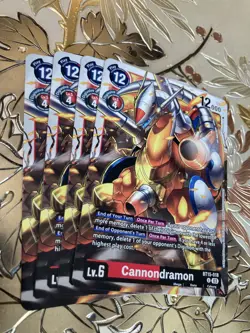 Digimon Card Game Playset Cannondramon BT15-018 U Exceed Apocalypse - Image 1