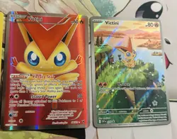 Victini Full Art 98/101, Promo XY117, and SVP Black Star Promo - 3 card lot - Image 3