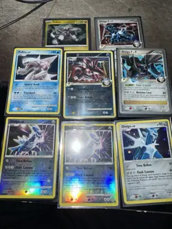 Pokemon TCG Palkia And Dialga Lot. Cards Dating Back To 2008 With Stamped Promos - Image 1