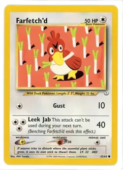Farfetch'd 43/64 Neo Revelation Pokemon Card - Image 1