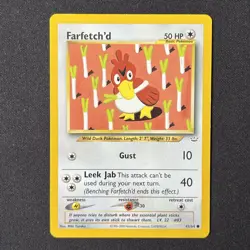 Farfetch'd 43/64 Neo Revelation Pokemon Card - Image 2