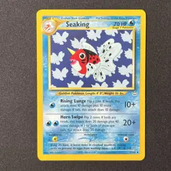 Seaking 37/64 Neo Revelation Pokemon Card - Image 2
