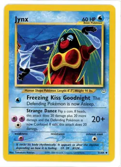 Jynx 31/64 Neo Revelation Pokemon Card - Image 1