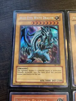 Yugioh 6 Card Vintage Promo Lot - Blue Eyes, Red Eyes, And More - Image 2
