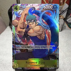 Bandai One Piece CCG Roronoa Zoro Holo OP15-113 SR Character Card English - Image 1