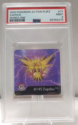 PSA 9 - Zapdos #77 - Action Flipz Series One Lenticular Pokemon Card - Image 1
