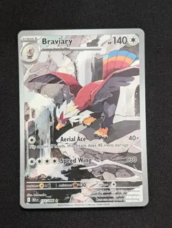 Braviary 155/086 SV Black Bolt Illustration Rare Card Pokemon TCG - Image 1