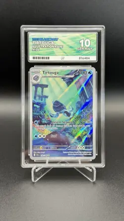 Tirtouga 106/086 2025 Black Bolt IR ACE 10 Gem Mint Pokemon Card - Image 1
