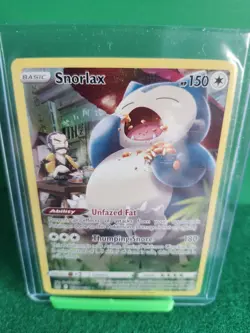 Pokemon TCG Snorlax v Full Art Card #197/202 & Snorlax Emersive Art TG10/TG30 - Image 2