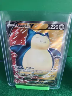 Pokemon TCG Snorlax v Full Art Card #197/202 & Snorlax Emersive Art TG10/TG30 - Image 3