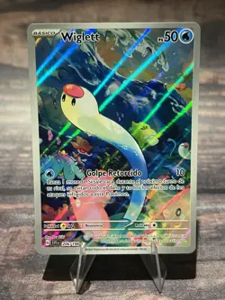Wiglett 206/198 Illustration Rare SV01: Scarlet & Violet Spanish Pokemon Card - Image 1