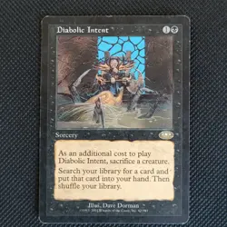Wizards MTG Diabolic Intent Odyssey Sorcery Rare 42/143 2001 English Black - Image 1