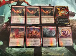 Secrets of Strixhaven RED FOIL UNCOMMONS LOT - 8x Magic The Gathering - NM - Image 1