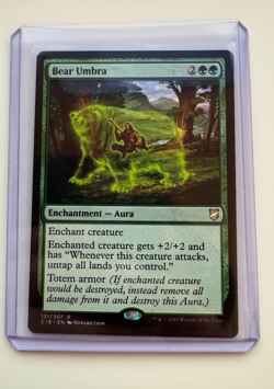 Bear Umbra NON-FOIL Rise of the Eldrazi #131 NM - MTG ENG - Image 1