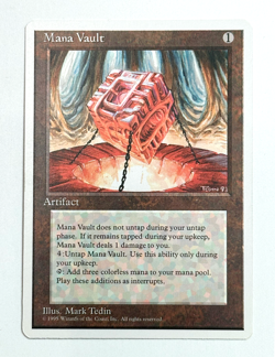 MTG Mana Vault (5th Edition 5ED) NM MTG Magic the Gathering - Image 1