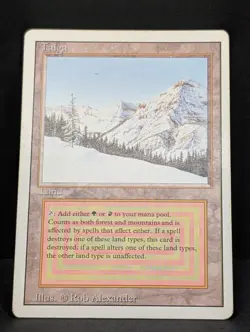 Taiga Revised MTG Magic The Gathering Dual Land Reserved List vintage EDH MP - Image 3