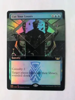 Cut Your Losses Sorcery 410 Extended Art NM MTG Card English - Image 1