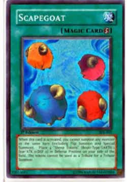 Scapegoat - SDJ-041 - Super Rare - Unlimited Edition - Damaged - Image 1