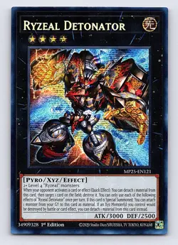 2025 Yu-Gi-Oh Mega-Pack #MP25-EN121 Ryzeal Detonator - Image 1