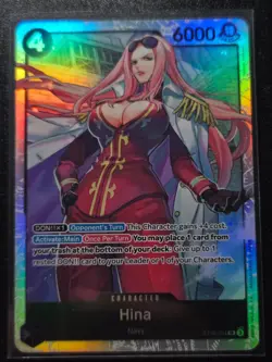 Hina ST19-004 SR Black Smoker ST19 One Piece Card - Image 1