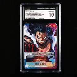 CGC 10 GEM MINT 2025 One Piece CHN Monkey D. Luffy OP11-040 L (Alt Art) - Image 1