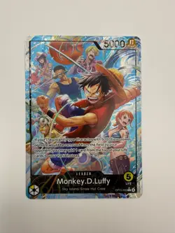 One Piece Monkey D Luffy Adventure on Kami's Island OP15-098 English Leader - LP - Image 1
