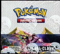 SWSH Rebel Clash SEALED Booster Box (36 Packs of Pokemon Cards) - Image 1