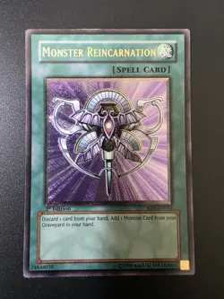 Ultimate Rare 1st Edition Monster Reincarnation RDS-EN045 Yugioh Card - Image 1