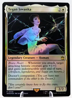 MTG Universes Beyond: Doctor Who - Tegan Jovanka (Foil) #28 Near Mint NM - Image 1