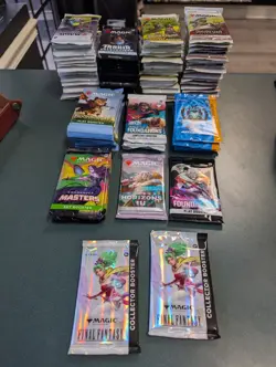 Magic the Gathering Booster Pack Lot Including 2 Final Fantasy Collector Booster - Image 1