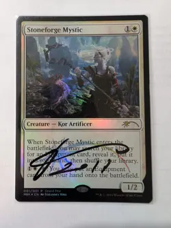 MTG Stoneforge Mystic - Grand Prix Promos - Signed Foil - NM - Image 1