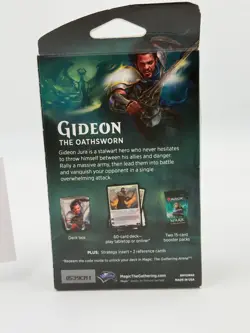 Magic The Gathering, War of the Spark Gideon Planeswalker Deck, 2019 New Sealed - Image 3