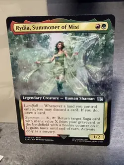 Rydia, Summoner of Mist Extended Art - FIN 0504 NM MTG Magic The Gathering - Image 1