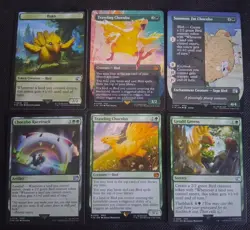 MTG Final Fantasy - Traveling Chocobo - Borderless - Lot - Image 1