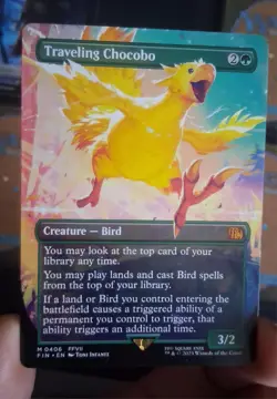 MTG Final Fantasy - Traveling Chocobo - Borderless - Lot - Image 3