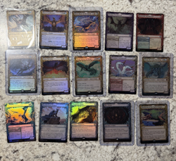 MTG Tarkir Dragonstorm 2025 COMPLETE DRACONIC SHOWCASE FOIL Set 292-326 - Image 1