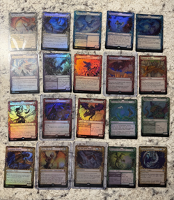 MTG Tarkir Dragonstorm 2025 COMPLETE DRACONIC SHOWCASE FOIL Set 292-326 - Image 2