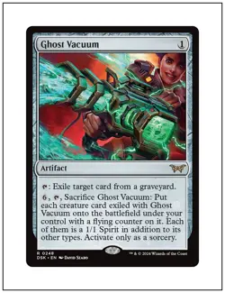 1x Ghost Vacuum, Duskmourn, Magic MTG NM - Image 1