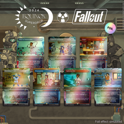 ☢Secret Lair x Fallout S.P.E.C.I.A.L. Special FOIL Idyllic Tutor Propaganda MTG - Image 1
