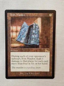 NM Iron Maiden Urza's Legacy Mtg Magic the Gathering - Image 1