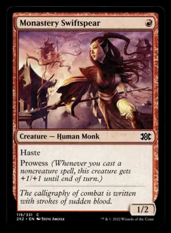 Monastery Swiftspear 119 C Double Masters 2022 - Image 1