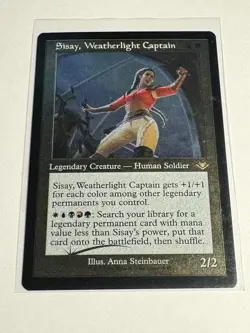 Sisay, Weatherlight Captain (Retro Frame) (Foil Etched) - Modern Horizons NM MTG - Image 1