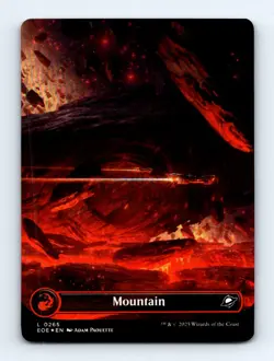 #265 2025 Edge of Eternities EOE _ Mountain Land FOIL - Image 1