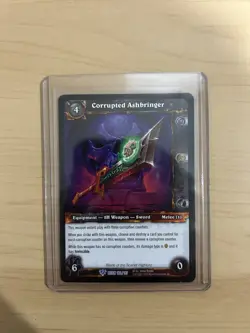 WoW TCG Reign Of Fire Corrupted Ashbringer 182/197 (EX-NM) - Image 1